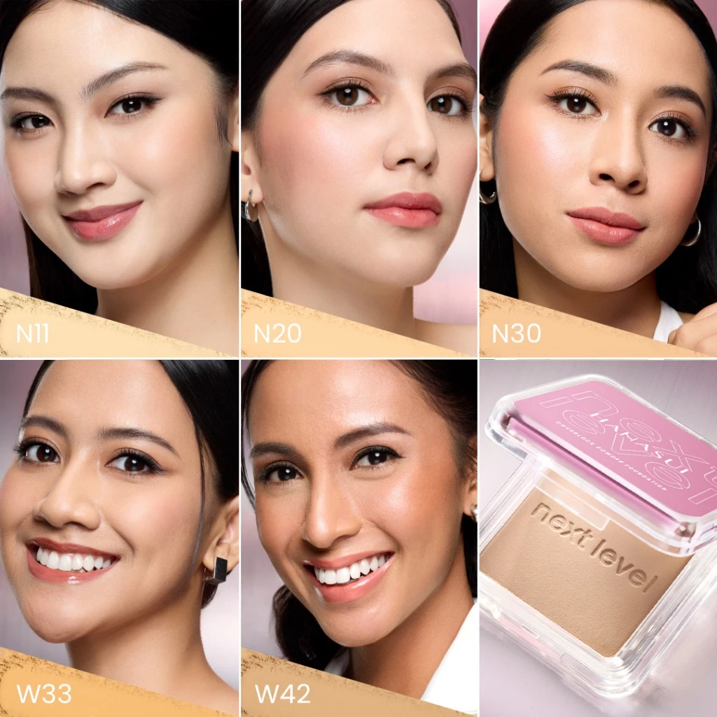 Jual HANASUI NEXT LEVEL COVERLOCK POWDER FOUNDATION | Shopee Indonesia