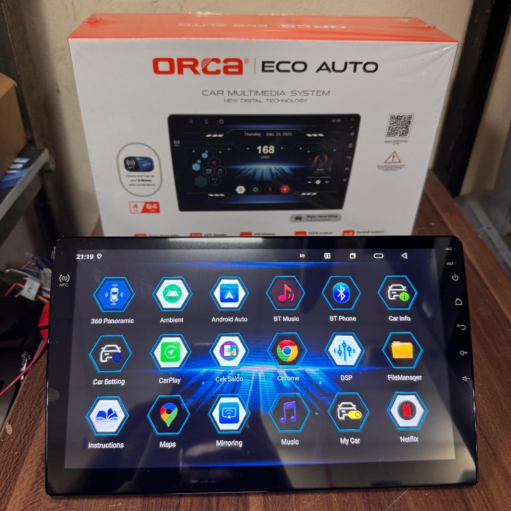 Jual Headunit Android Orca Eco Auto Series Ram 4/64 9 inch Nfc Incell ...