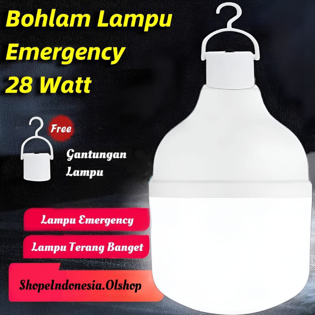 Jual Bohlan Lampu Ajaib 28 Watt Jumbo Tetap Nyala Lama Walau Listrik ...