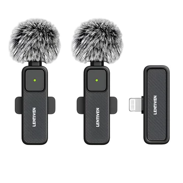 SALYS LENTIVEN Wireless Microphone Mic Wireless Clip On Microphone Mikrofon Lavalier HP Plug