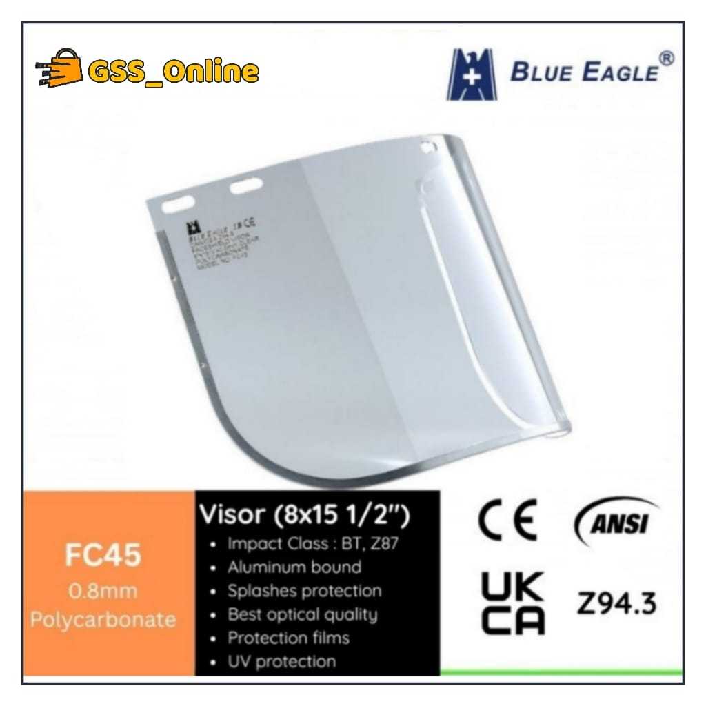 Jual Visor Face Shield 8x15 1/2