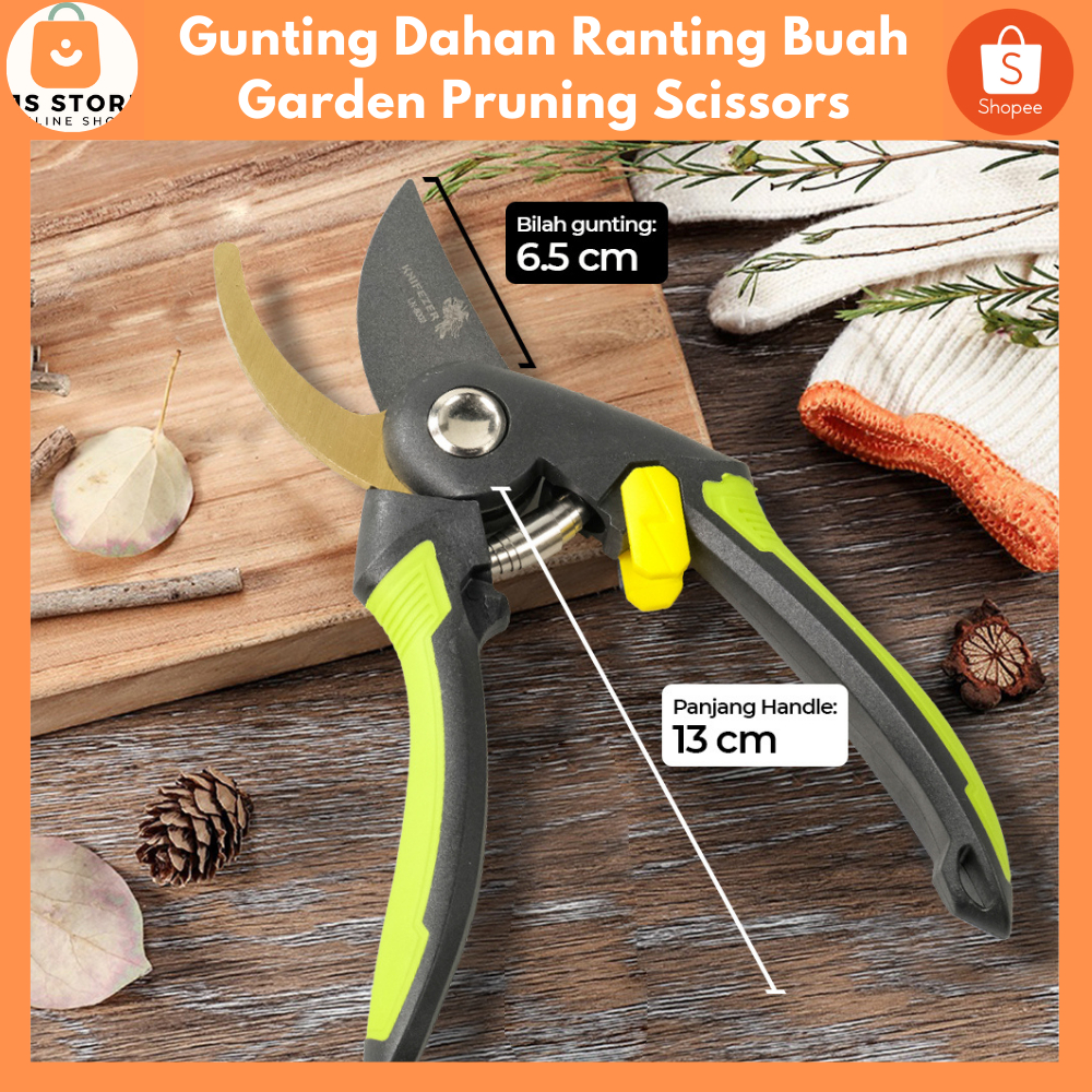 Jual Gunting Dahan dan Ranting Buah Garden Pruning Scissors - LN-8002 ...