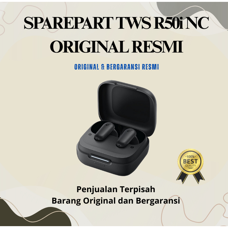 Jual Sparepart Soundcore R50i NC Buds Dan Case Original Box Charger ...