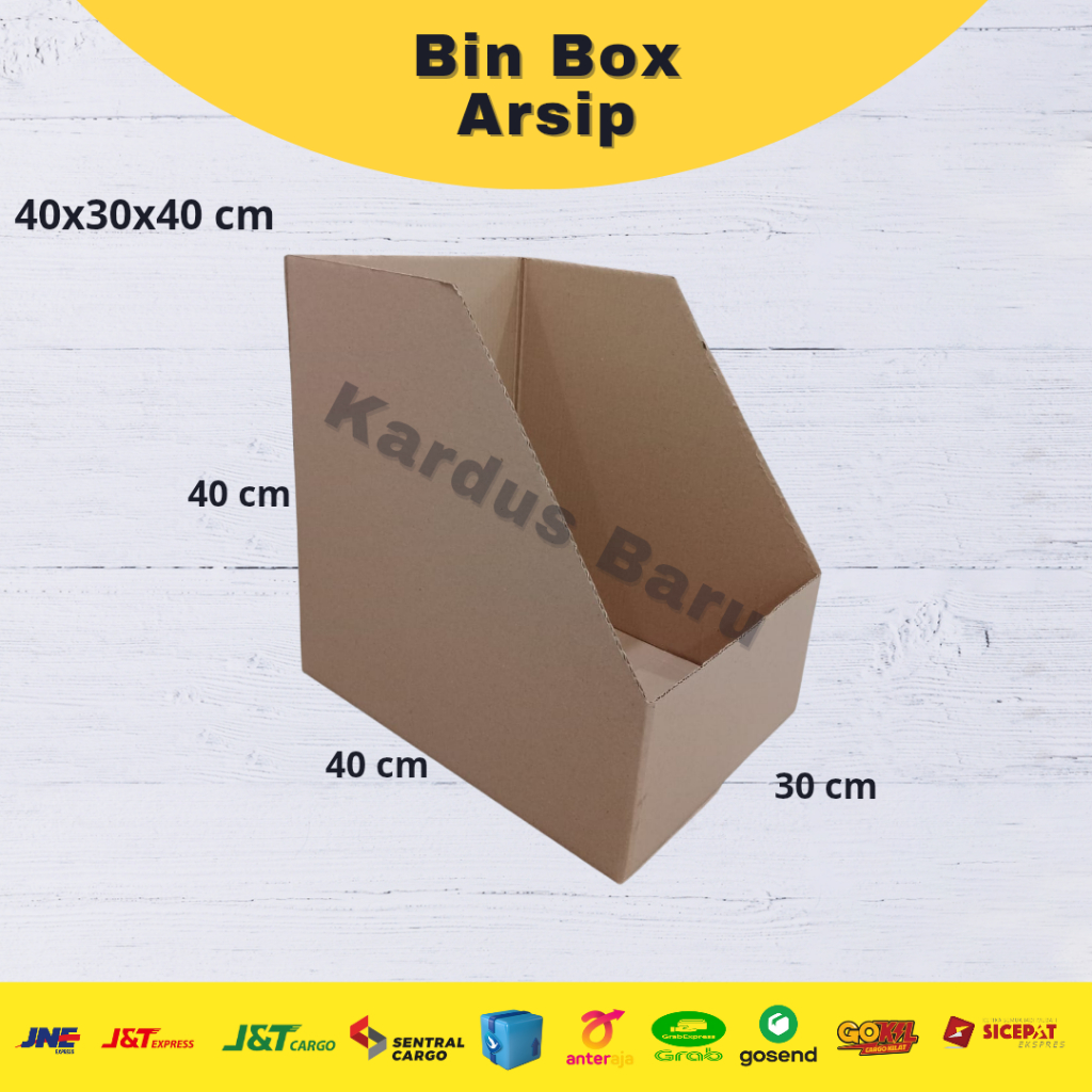 Jual Bin Box Ukuran 40x30x40 cm | Dus Arsip | Dus Display Produk ...