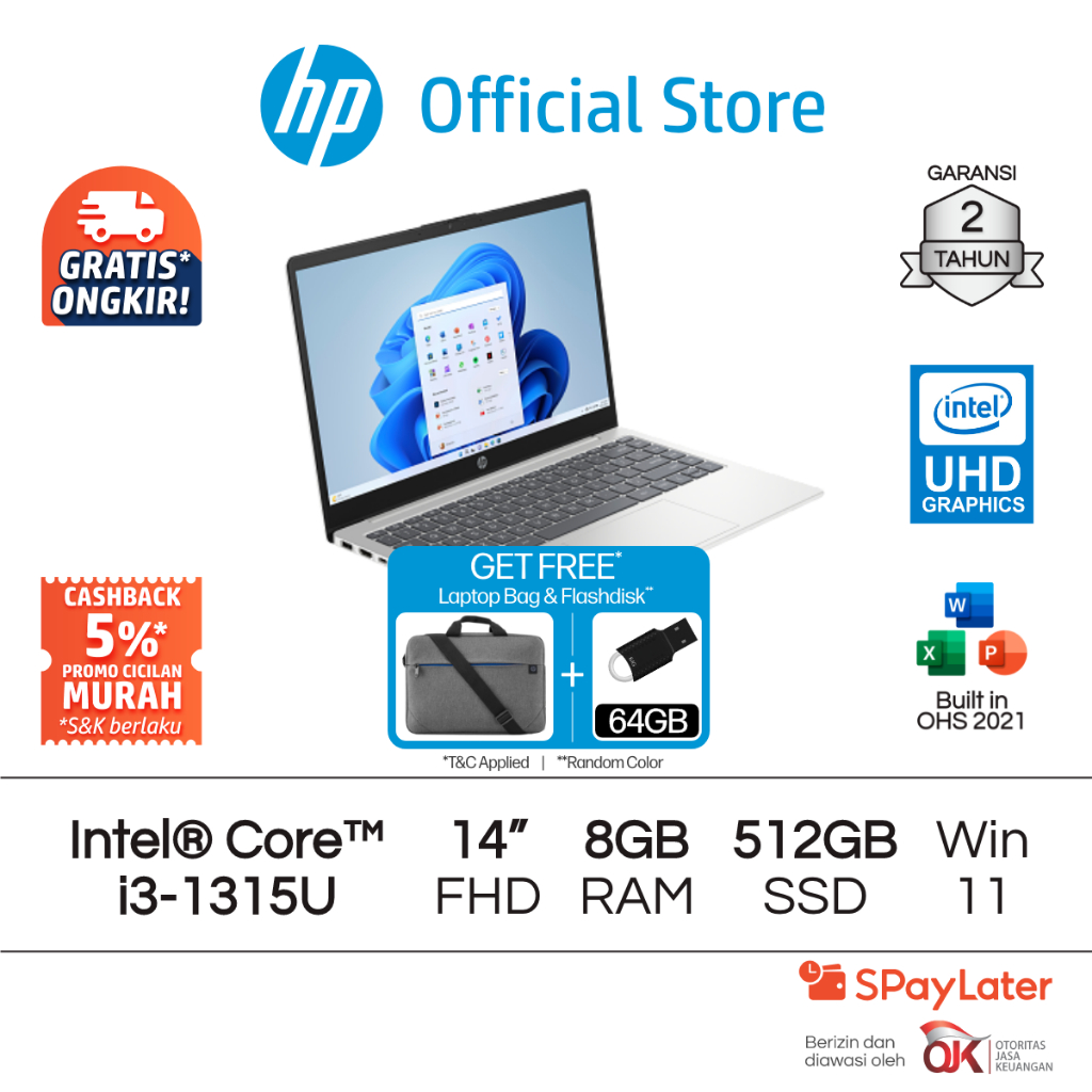 Hp Laptop Core I3 Ssd HP 15s-fq2571sa Intel Core I3-1115G4 4GB RAM