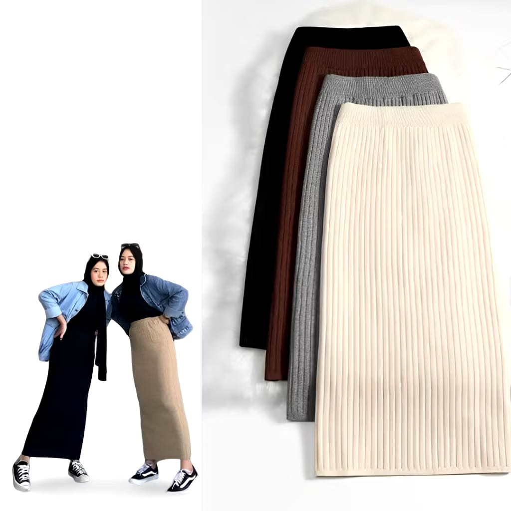 Jual rok rajut premium FE 48 | Shopee Indonesia