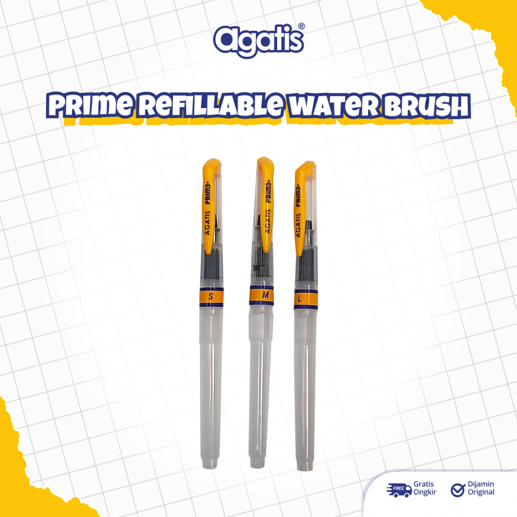 Jual AGATIS - Prime WATER BRUSH - KUAS AIR - KUAS LUKIS | Shopee Indonesia