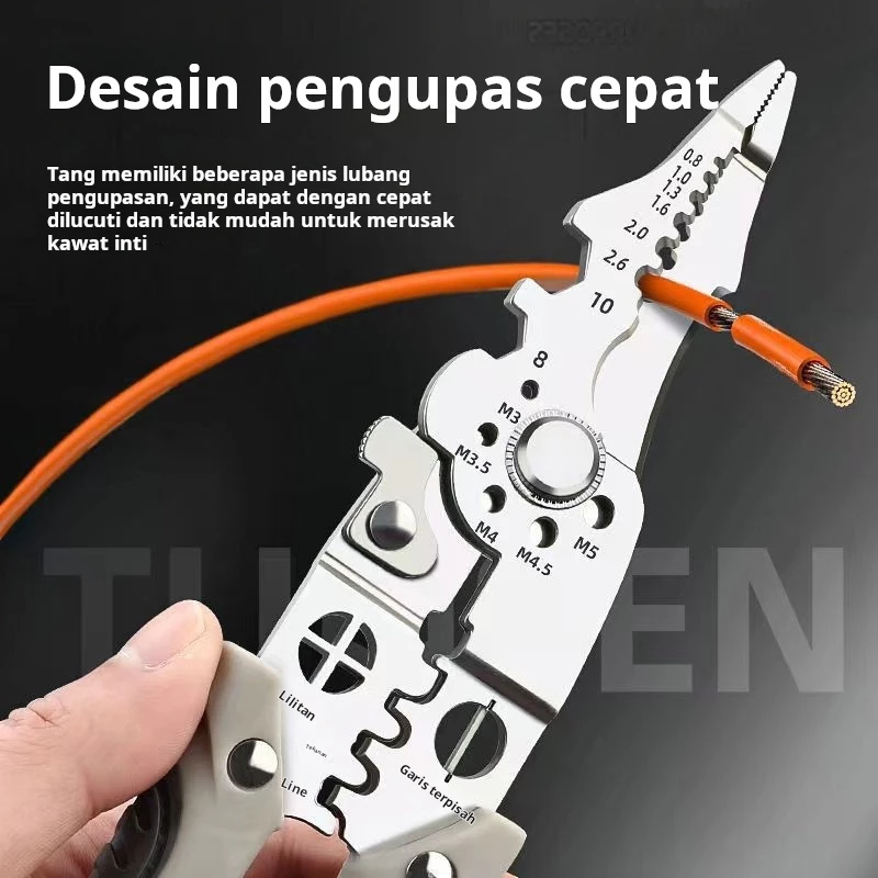 Jual Tang Crimping Pemotong Kabel Tang PILER / Pengupas Kawat Otomatis ...