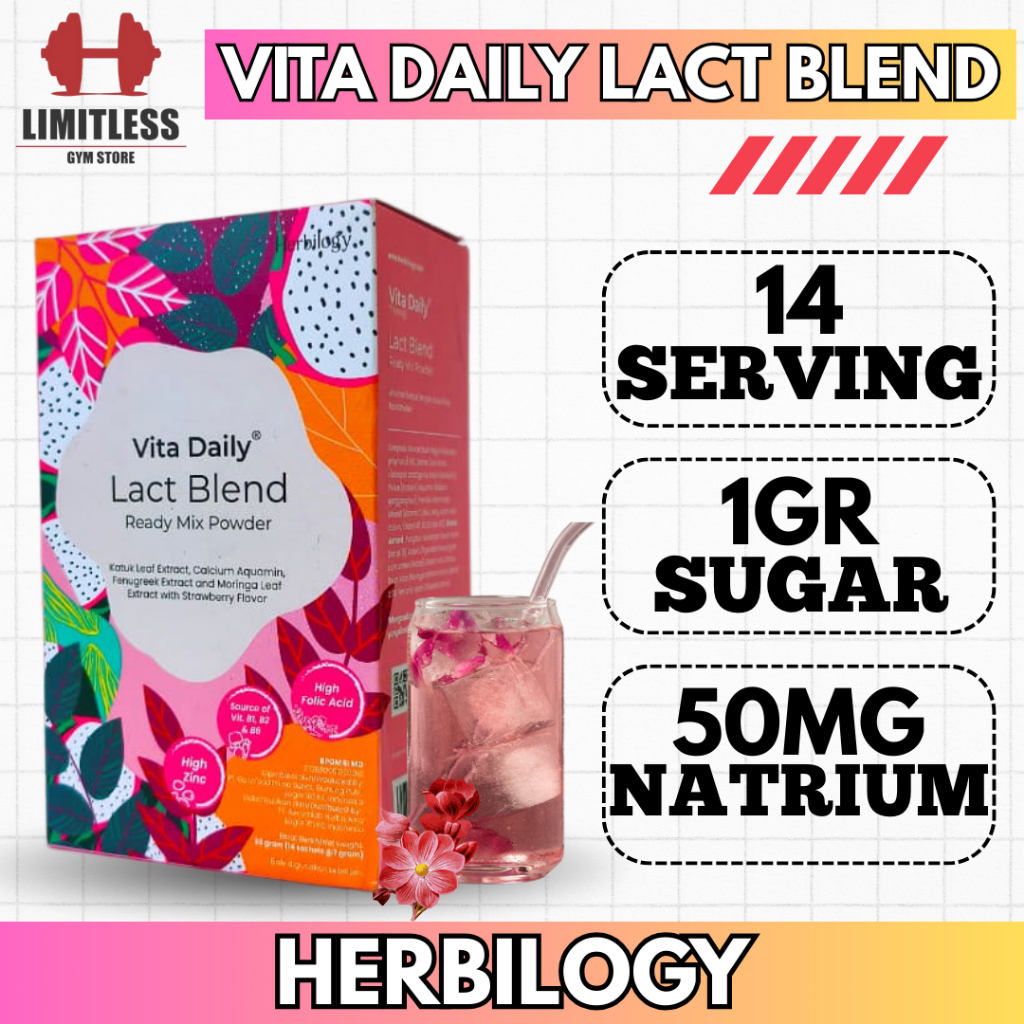 Jual Vita Daily LACT BLEND Asi Booster 14 Sachet Breastfeeding for Mom ...