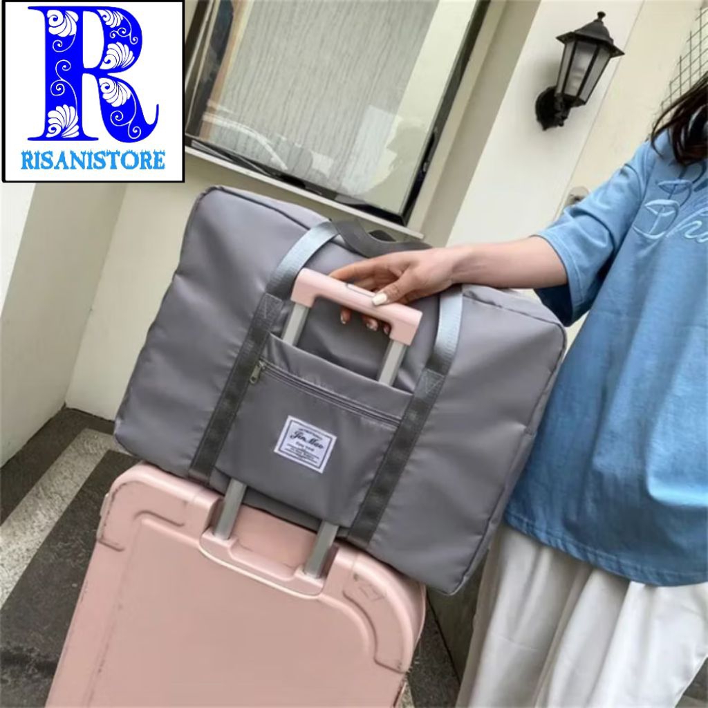 Risanistore Tas Pakaian Traveling Mudik Koper Lipat Multipungsi Multiguna - foto 5