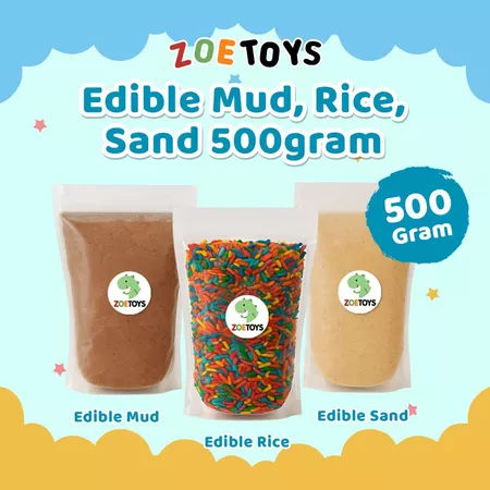 Zoetoys Edible Sand mainan pasir sensori aman untuk bayi