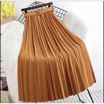 Rok Plisket Premium Dewasa All Size Bahan Koshibo Rok Mayung Outfit Harian Simpel Muat BB 40 89