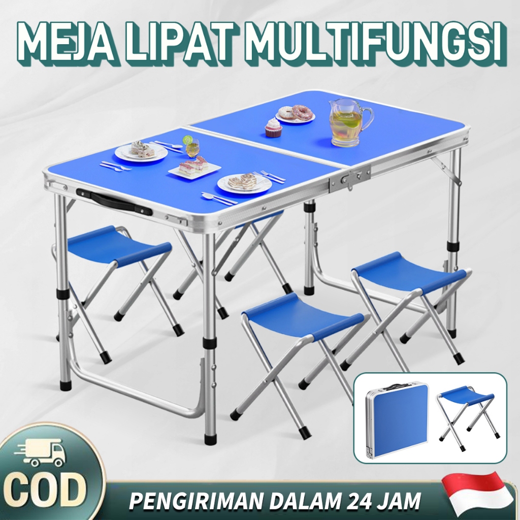 Jual Meja Lipat Koper Meja Belajar Meja Koper Aluminium Meja Jualan ...