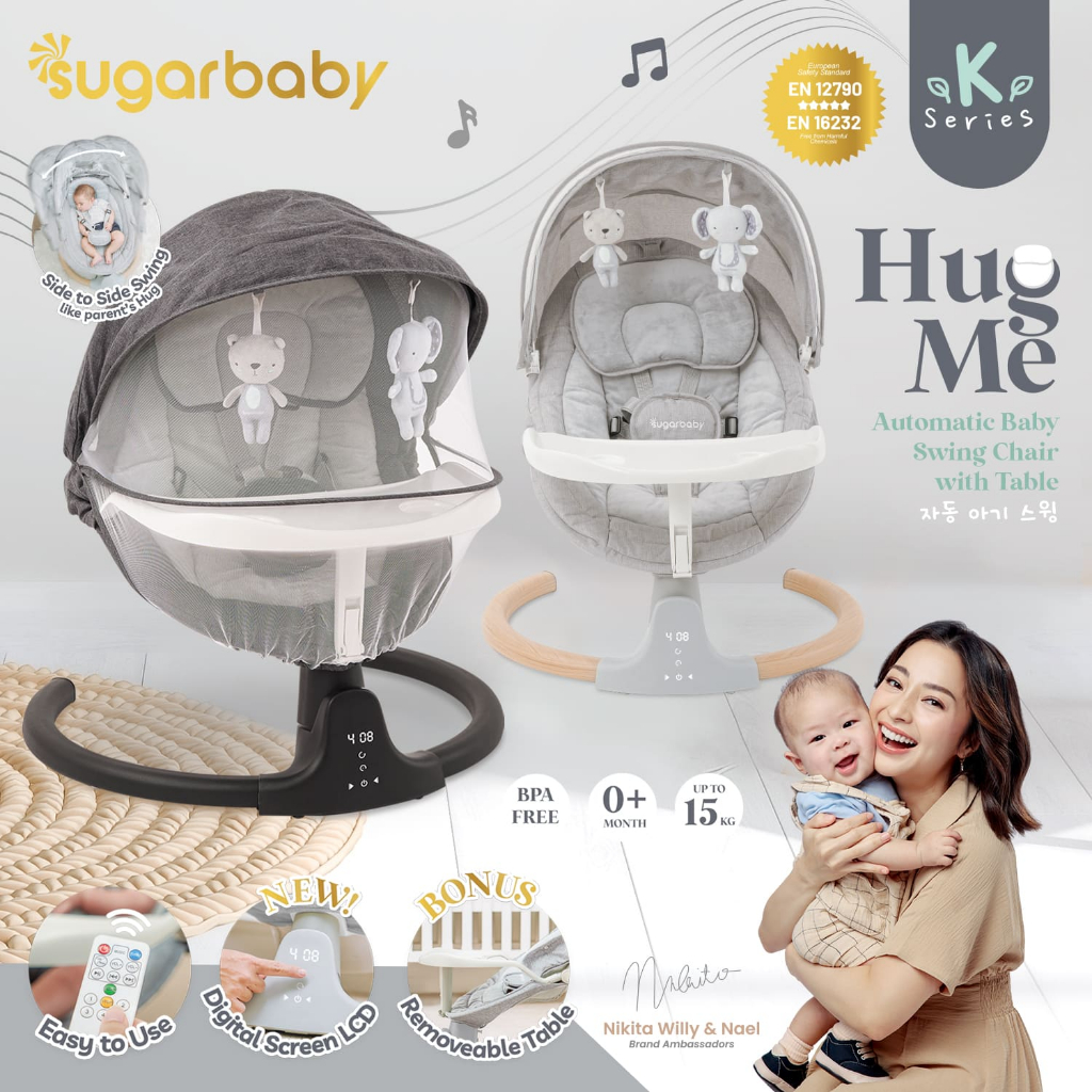 Jual Sugarbaby HUG ME K-SERIES Baby Swing Chair/ Ayunan Bayi