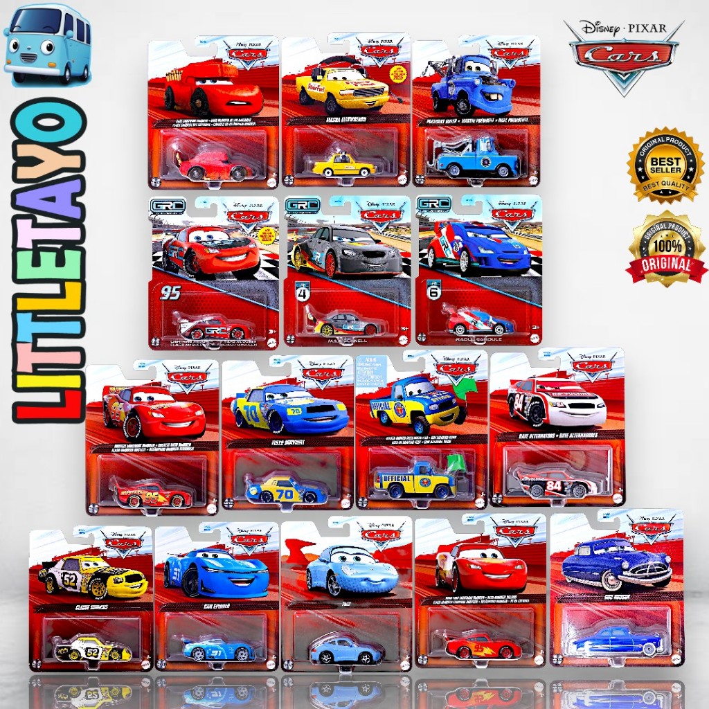 Jual [ Live Extra ] Disney Pixar Cars Mix Bebas Pilih Lightning McQueen ...