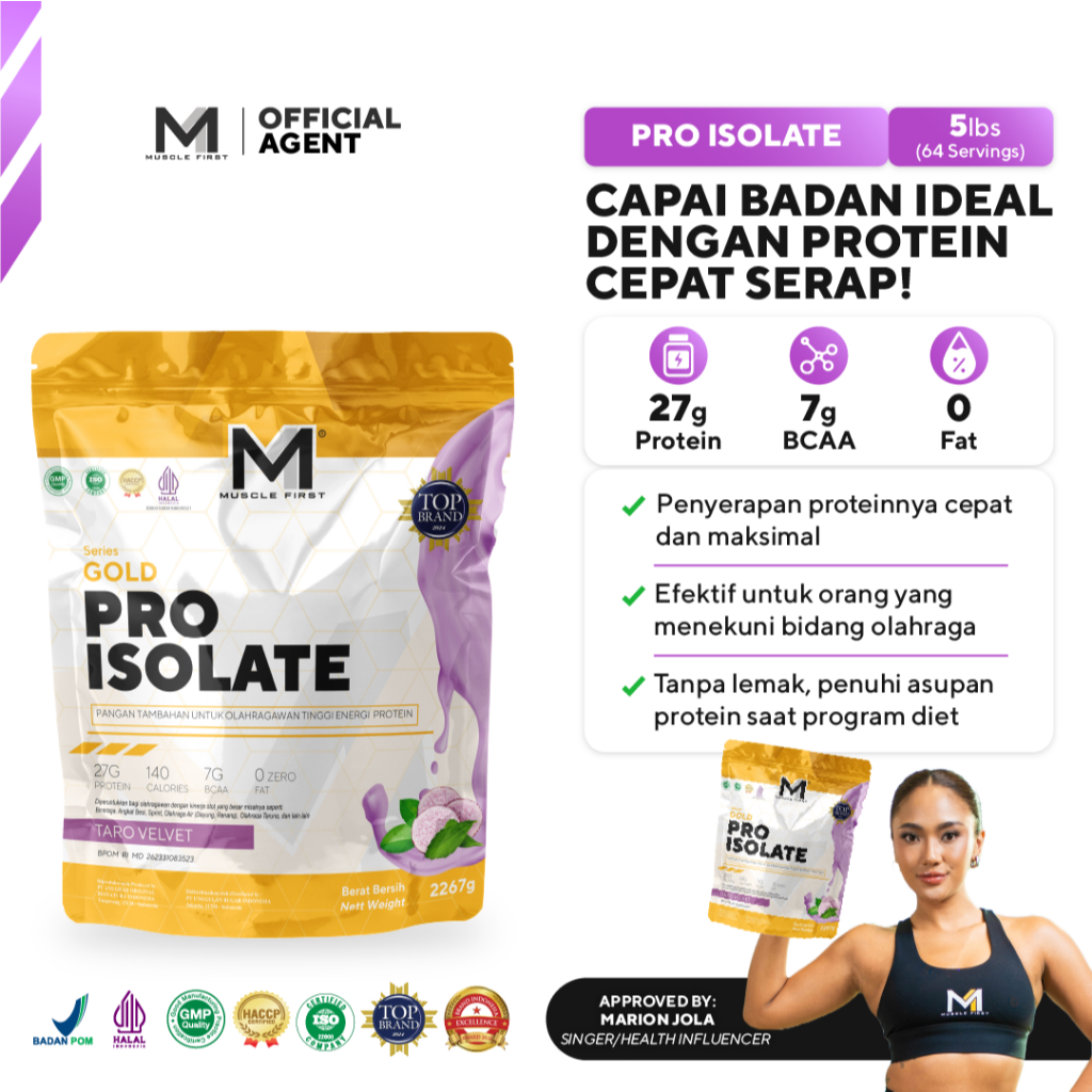 Jual MUSCLE FIRST Pro Isolate 5lbs/2267gr - Whey Protein Suplemen ...