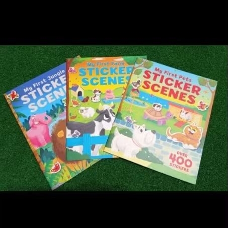 Jual Paket Bundling Sticker Scenes Book with Over 400 Stickers | Shopee ...