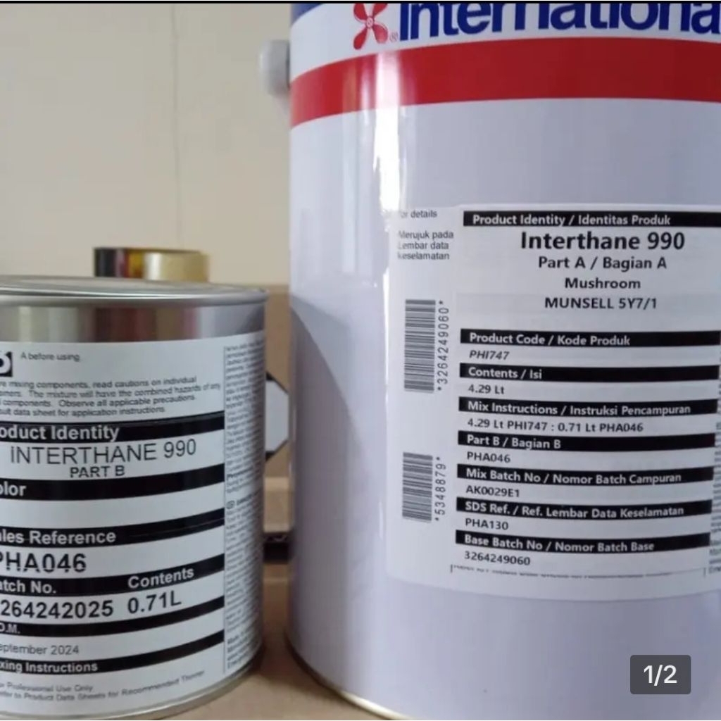 Jual International Paint - Interthane 990 Munsell 5Y7/1 Mushroom ...
