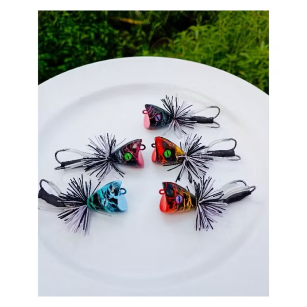 Jual jaws frog mini 2,5cm dan 2,7cm (hand made rafly lure) | Shopee ...