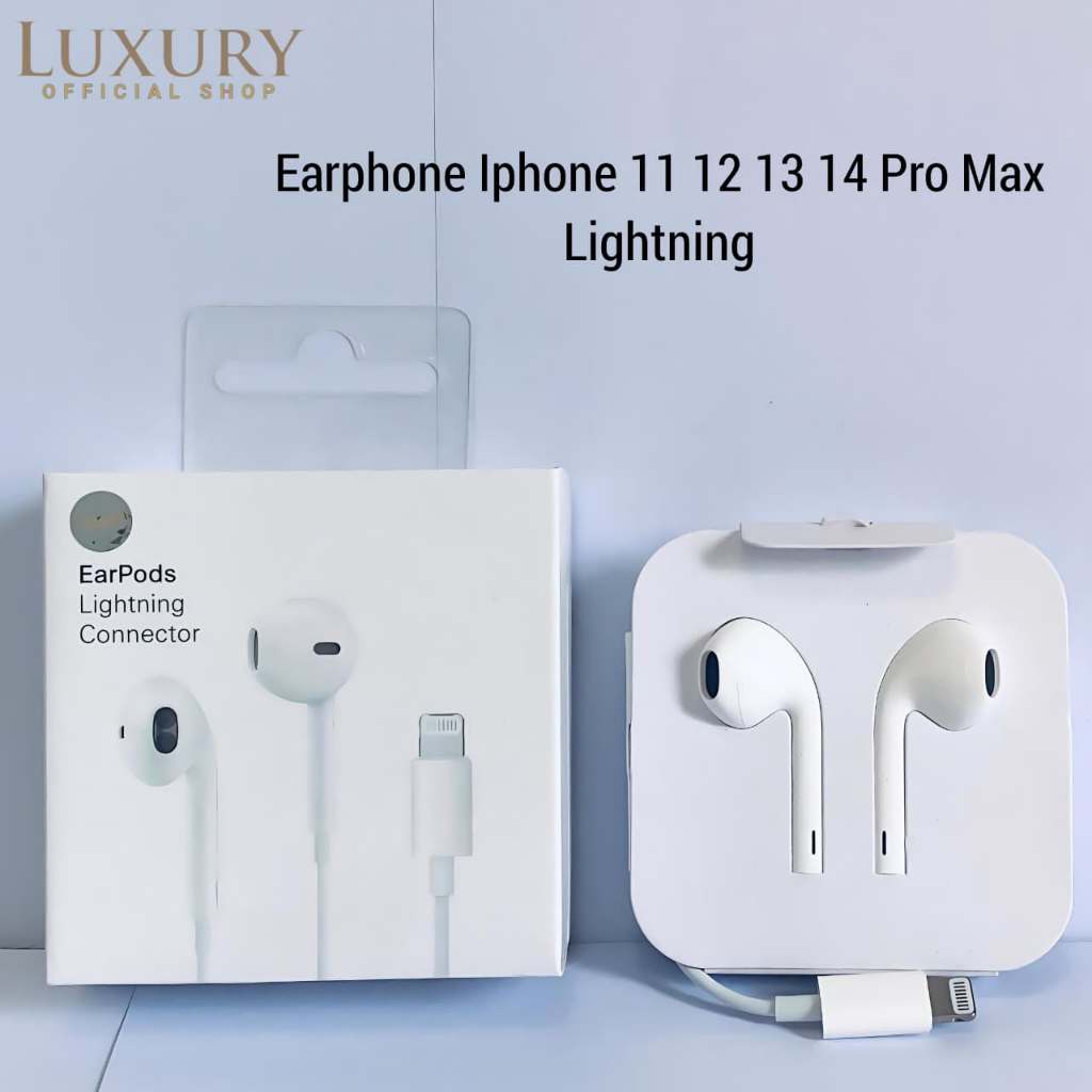 Jual Headset Earpod Earphone iPhone 11 12 13 14 Jack Lightning Original ...