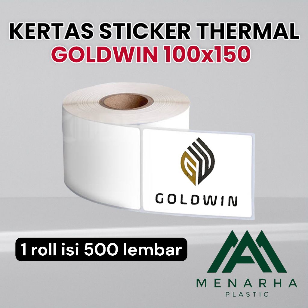 Jual Label Thermal Resi 100x150mm / Sticker Resi Barcode ROLL/ LIPAT ...