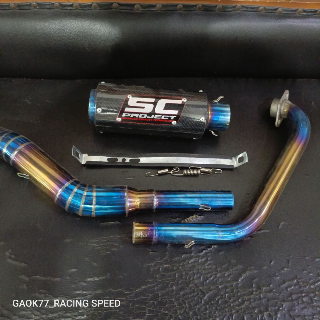 Jual Exhaust SC PROJECT for Raider 150 fi carb Fz150i Y15ZR Lc135 R15 ...