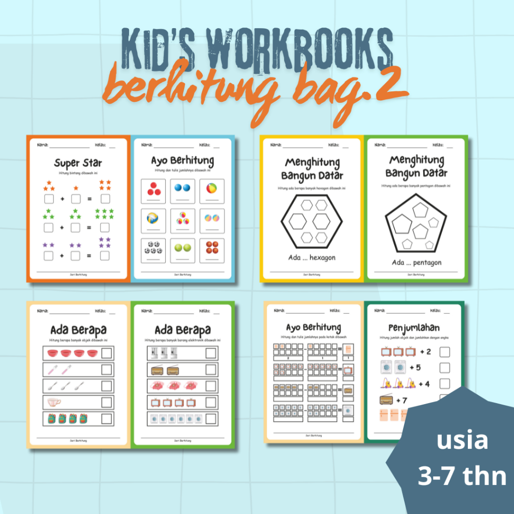 Jual Buku Aktivitas Pertamaku Bagian 2 Kids Workbooks Buku Lembar Kerja ...