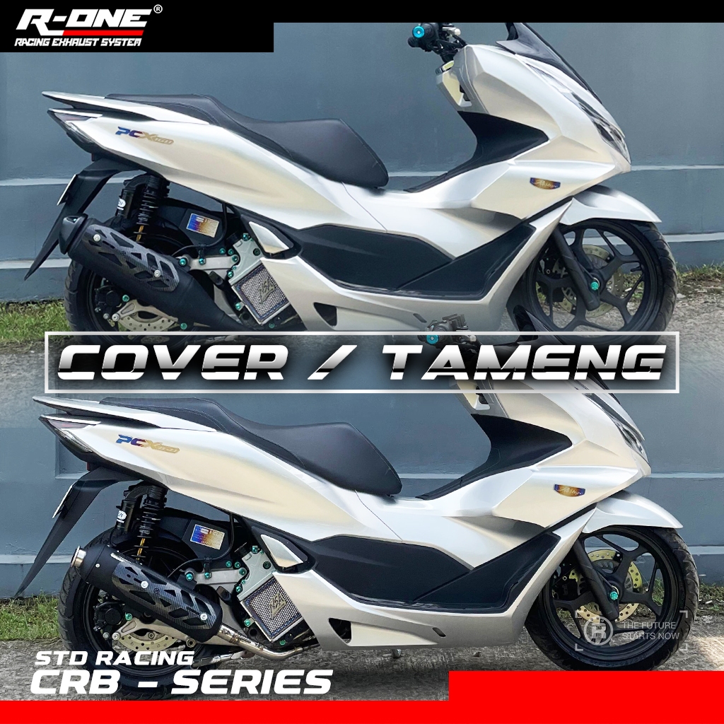 Jual R One Racing Cover Tameng Knalpot Carbon Universal | Shopee Indonesia