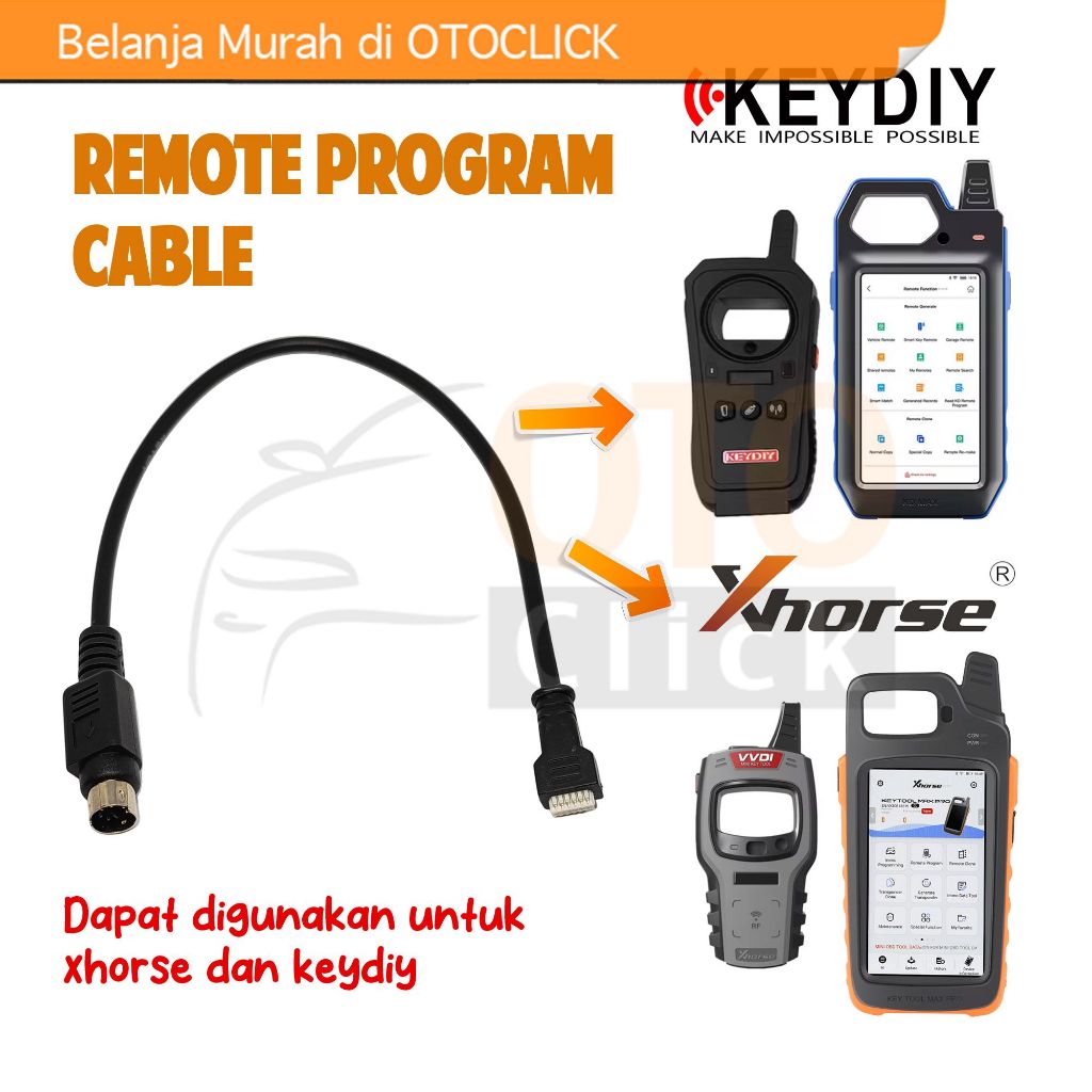 Jual Kabel Program Remote Untuk Alat Key Programming Xhorse VVDI Mini ...