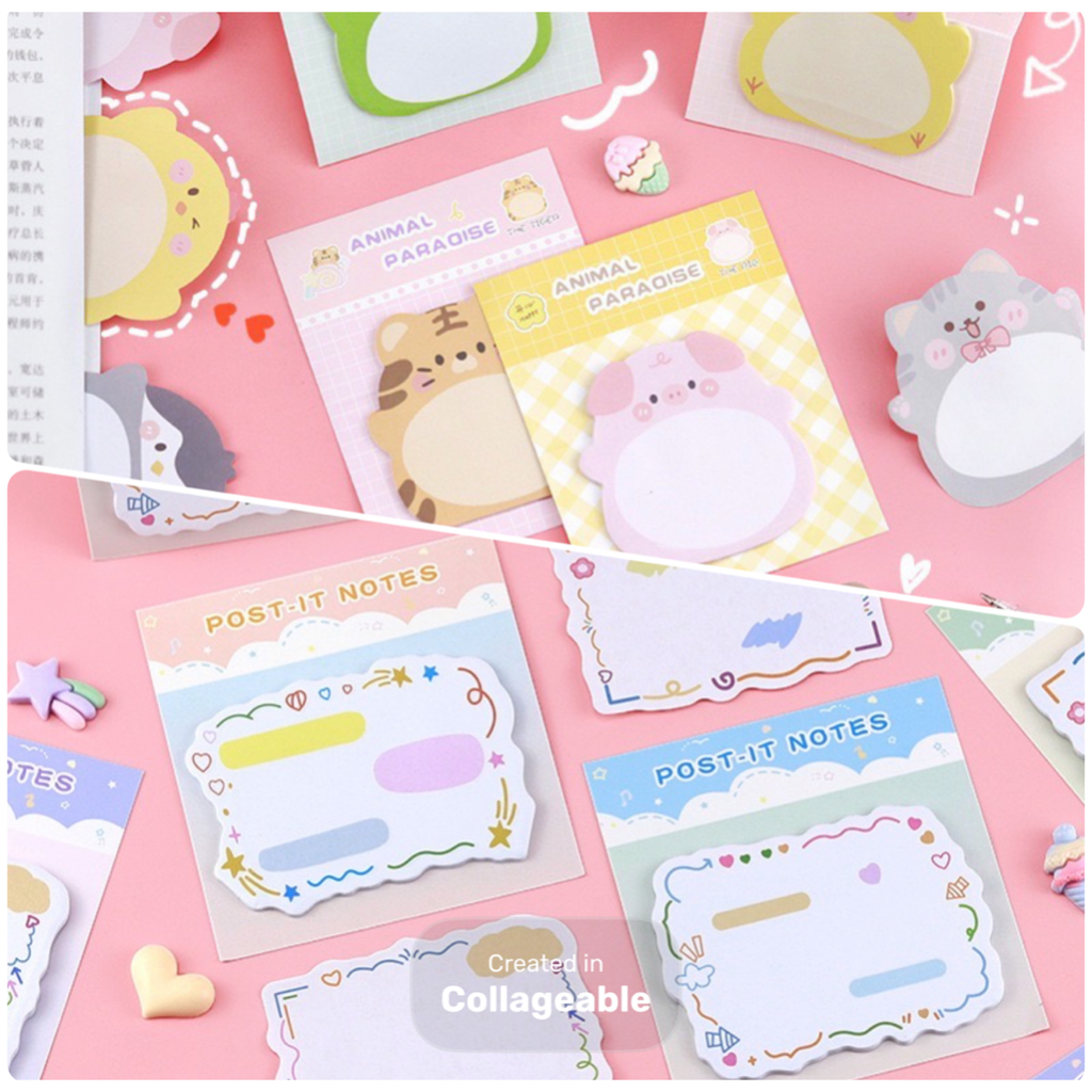 Jual KIDDY STICKY NOTES MEMO TEMPEL KARAKTER LUCU | Shopee Indonesia