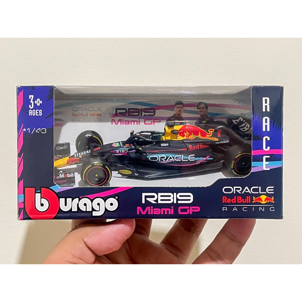 Jual BBurago F1 Redbull RB19 Miami GP Special Livery 1:43 | Shopee ...