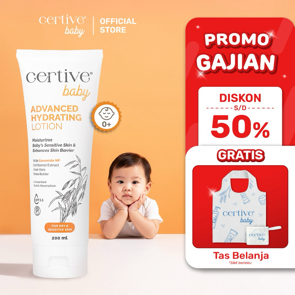 Jual Certive Advanced Hydrating Lotion 200 ml 50 ml – Oat Ceramide NP ...