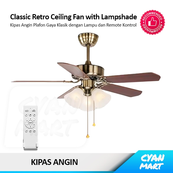Jual Kipas Angin Besar Gantung Plafon Hemat Energi Gaya Klasik Eropa ...