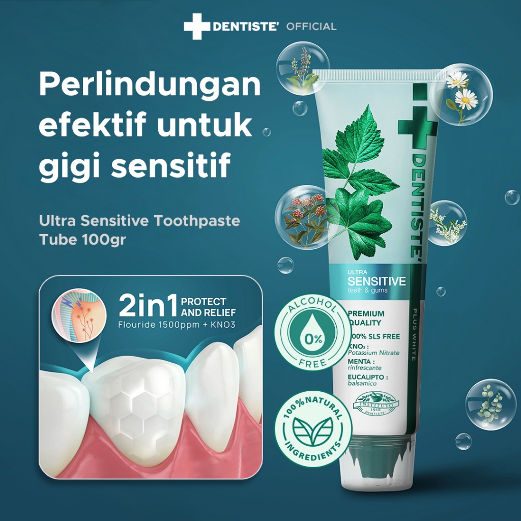 Jual DENTISTE Pasta Gigi Sensitif Ngilu Ultra Sensitive Toothpaste Tube ...
