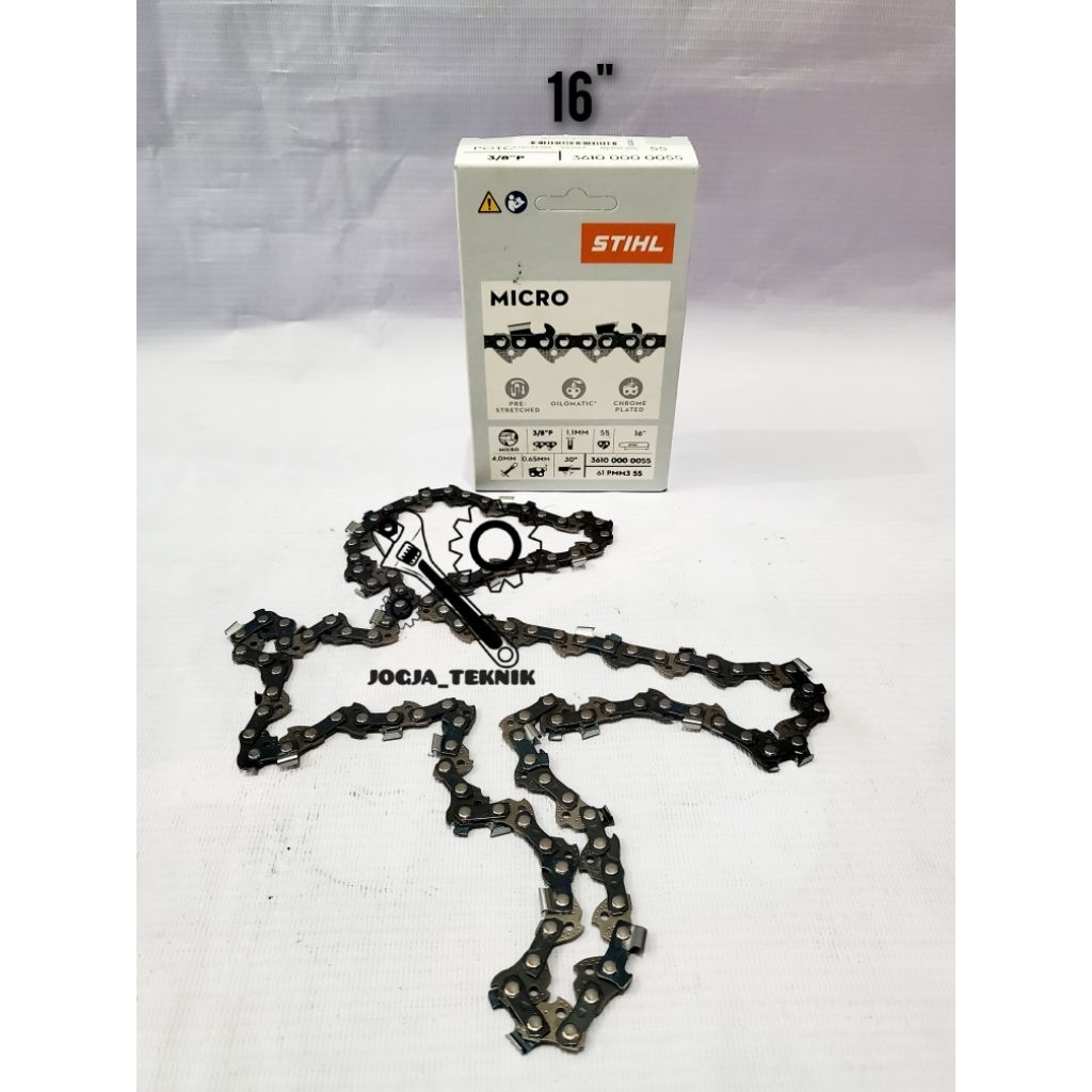 Jual Rantai Chainsaw Stihl 16" 27T MS 170 - MS 180 Original Stihl ...
