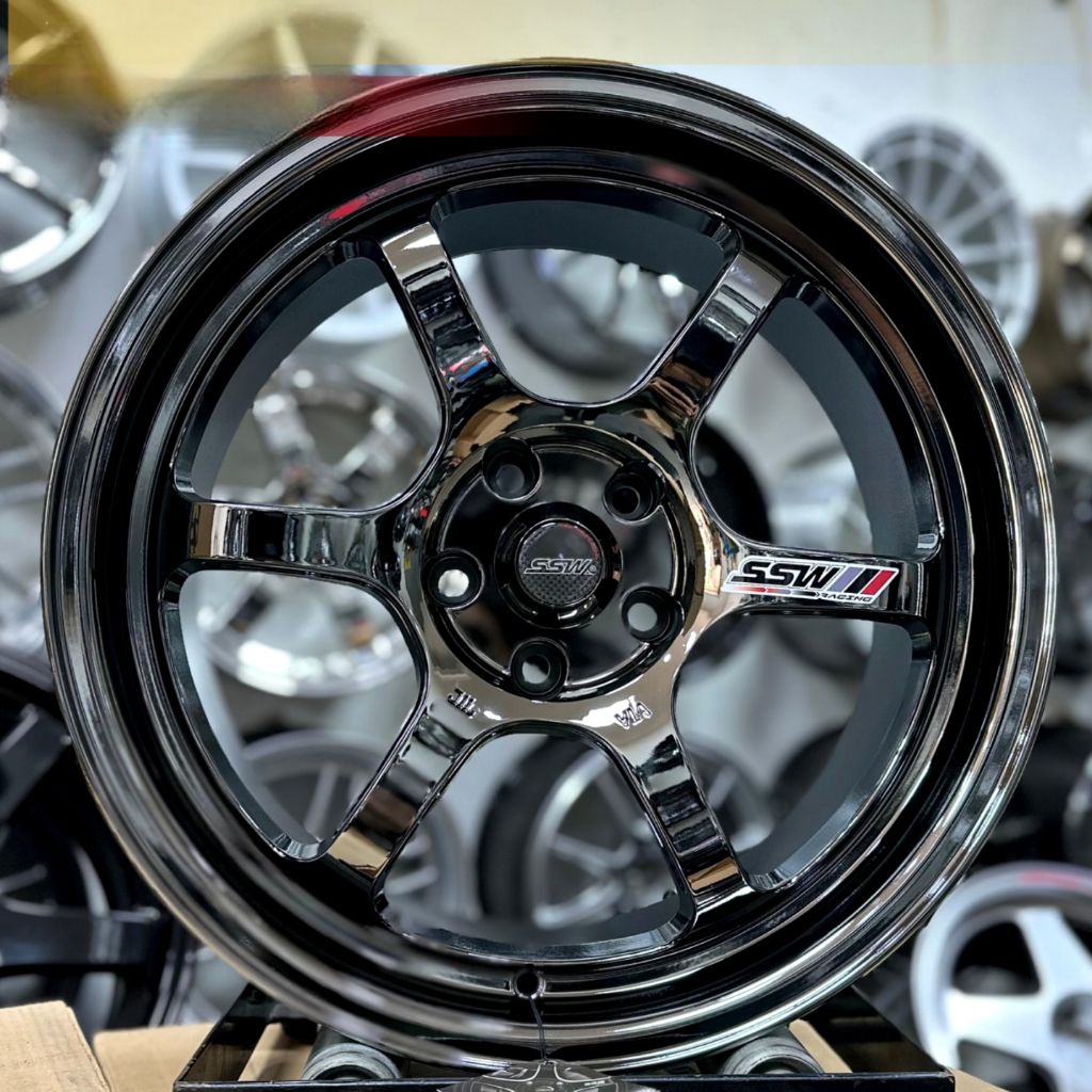 Jual velg advan rg r18 SSW original Thailand lebar 8,5 pcd 5X114,3 velg ...