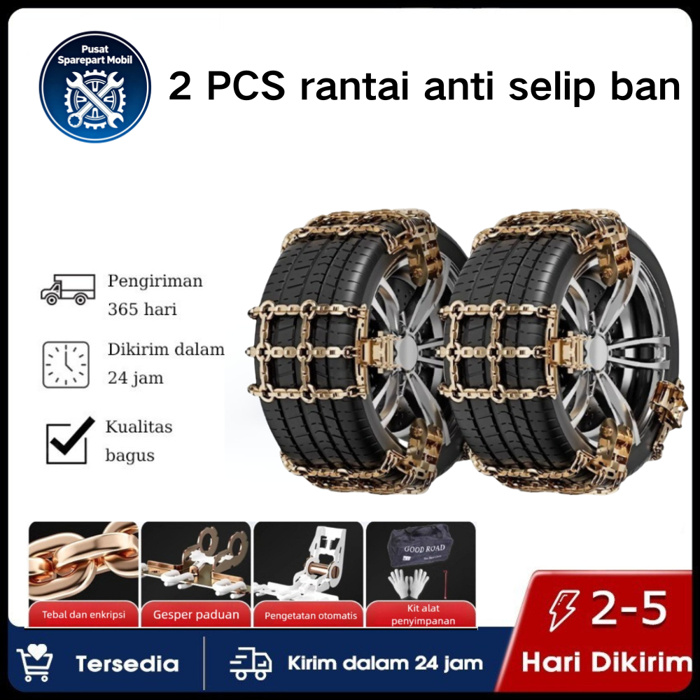 Jual Rantai ban mobil full galvanis cocok untuk jalan licin bajak ...