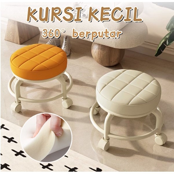 Jual Kursi Rias Bulat Kursi Dengan Roda Kursi Mini Nail Art Kursi Salon ...
