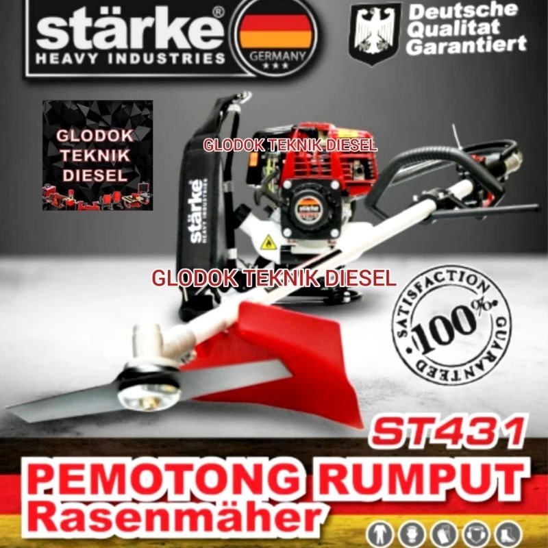 Jual Mesin Potong Rumput Gendong 4Tak ST431 STARKE / Brush Cutter Paddy ...