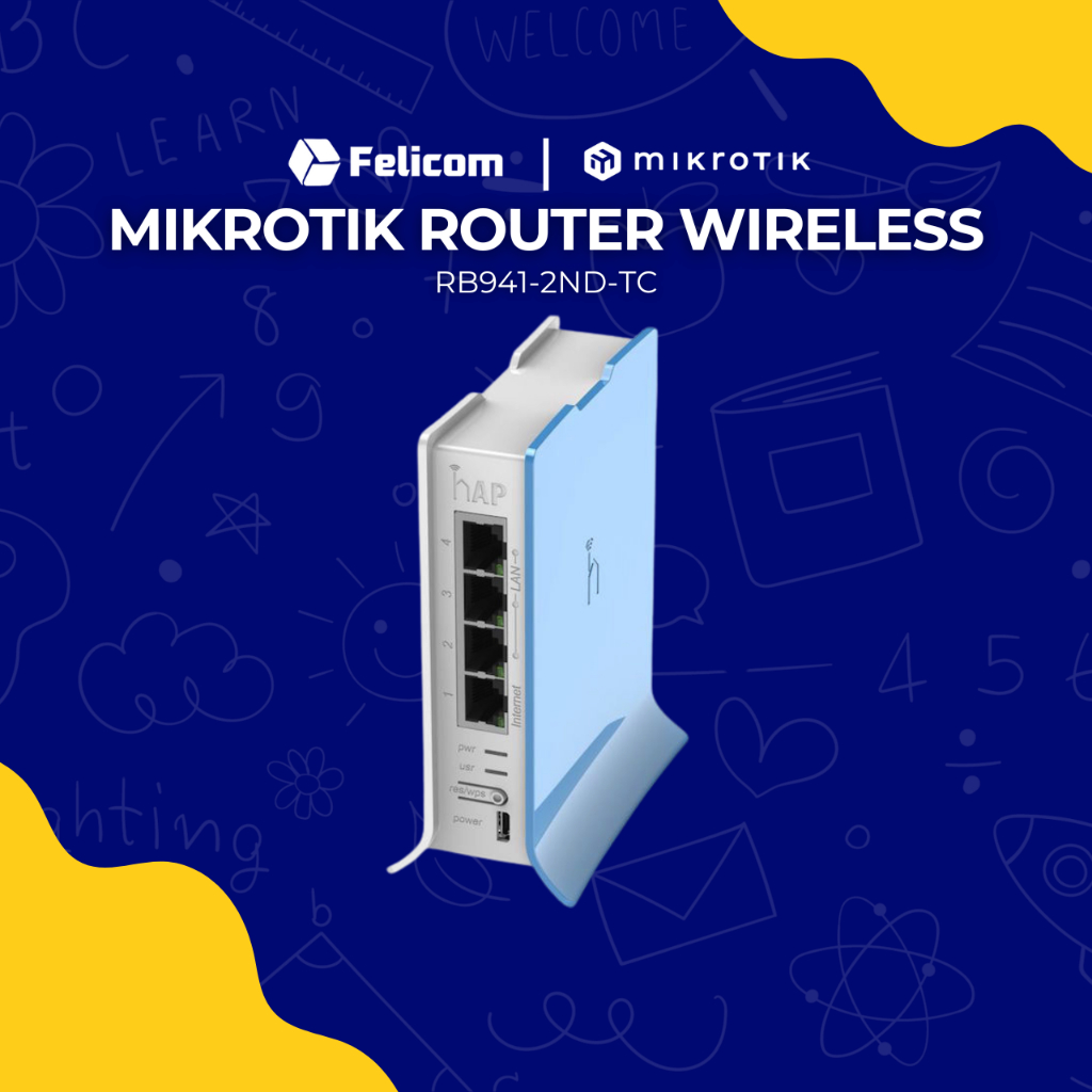 Jual MIKROTIK Router Wireless RB941-2nD-TC | Shopee Indonesia
