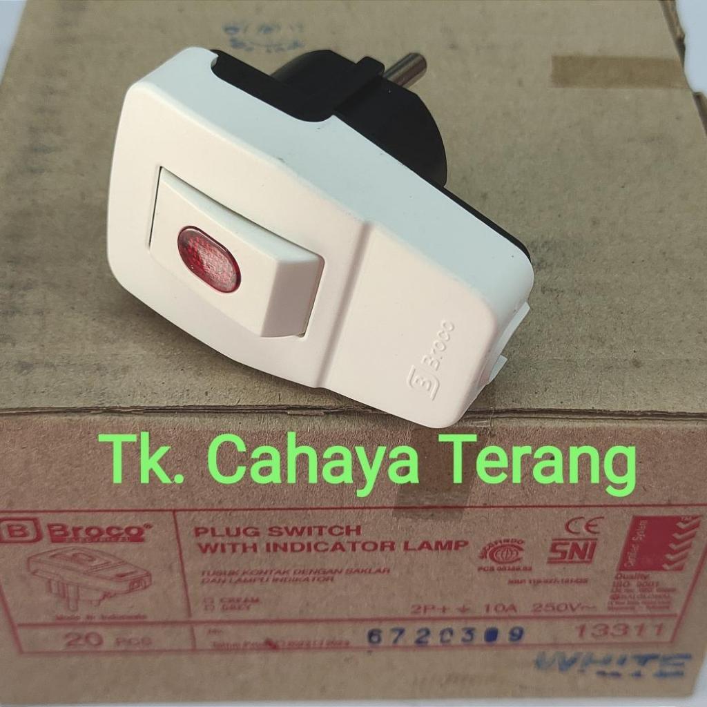 Jual Broco Steker Saklar Lampu Saklar On off Sambungan Listrik 13311 ...