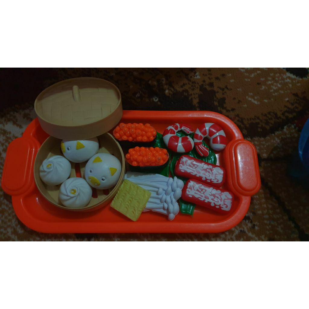 Jual Aneka Mainan Set Makanan Sushi dan Fast Food | Shopee Indonesia