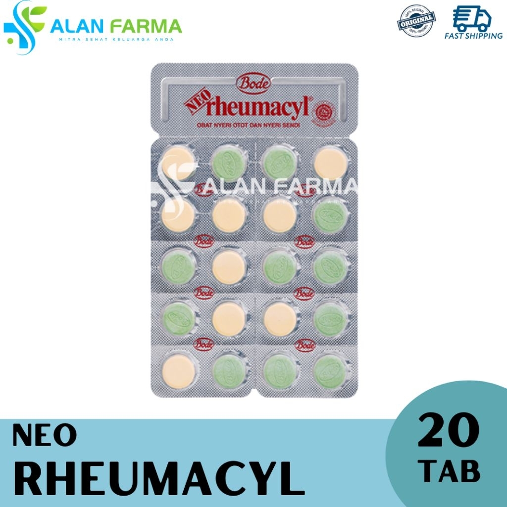 Jual Neo Rheumacyl Strip isi 20 Tablet | Neo Reumasil | Rheumacyl ...