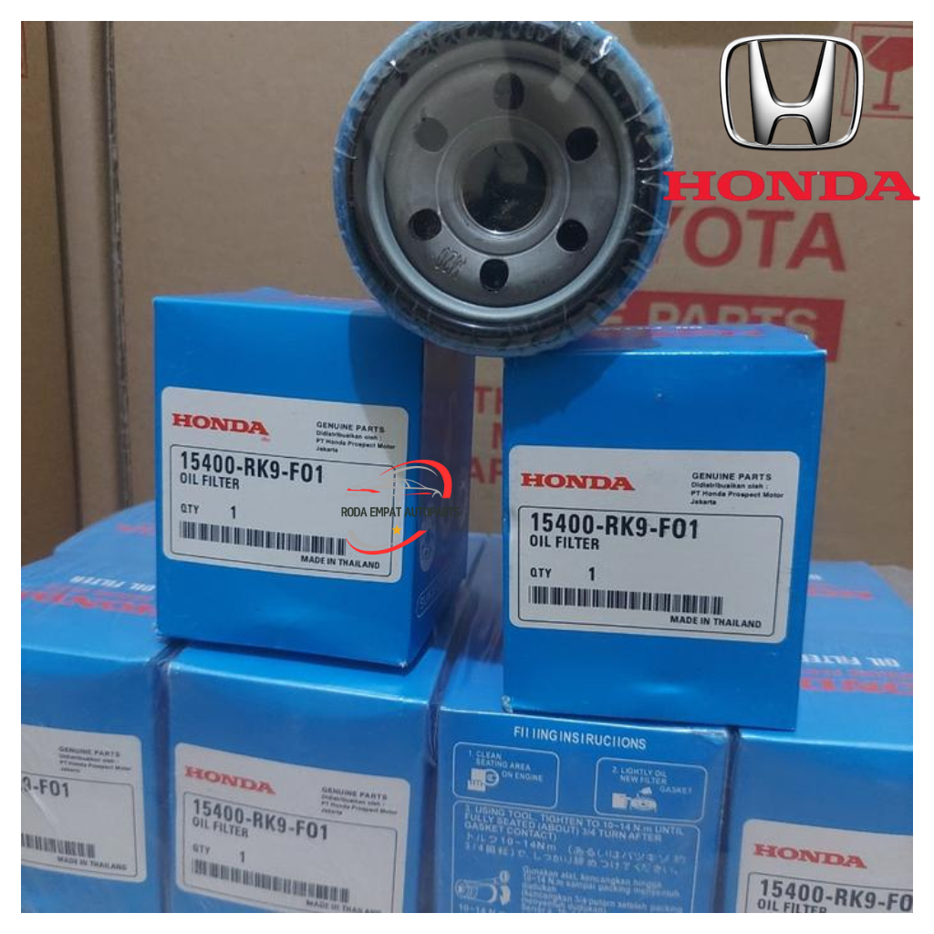 Jual Oil Filter Honda 15400-RK9-F01 Original Genuine Parts / Filter Oli ...