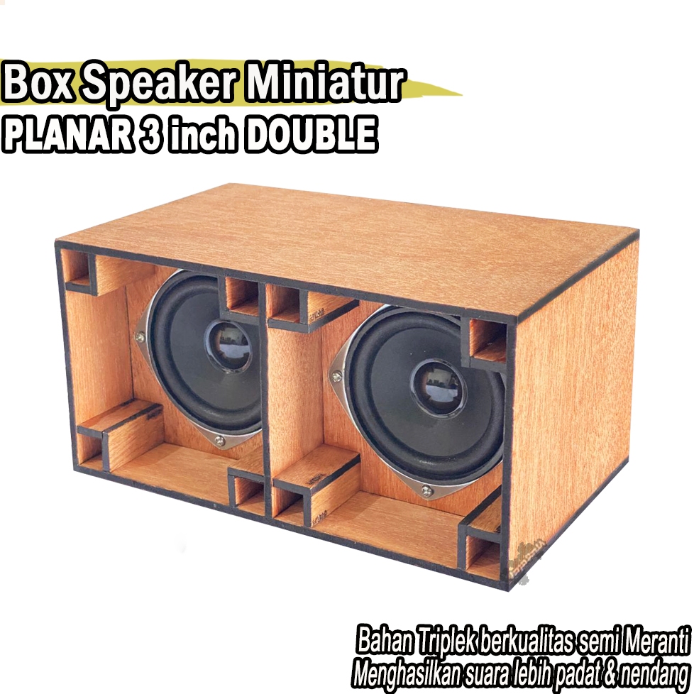 Jual Box Speaker Miniatur Planar 3 Inch | Shopee Indonesia
