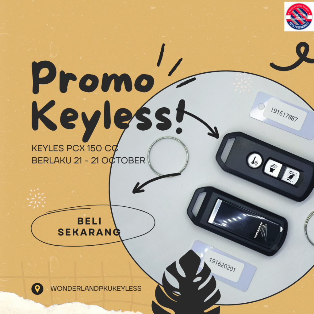 Jual Remot Keyless Smartkey PCX 150/ADV 150 CC untuk Motor Metic ...