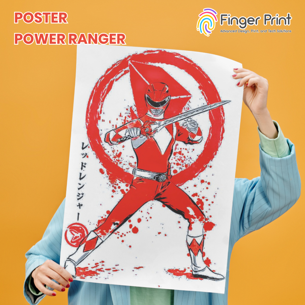 Jual Koleksi Poster A3 Power Ranger - Mighty Morphin - FInger Print ...