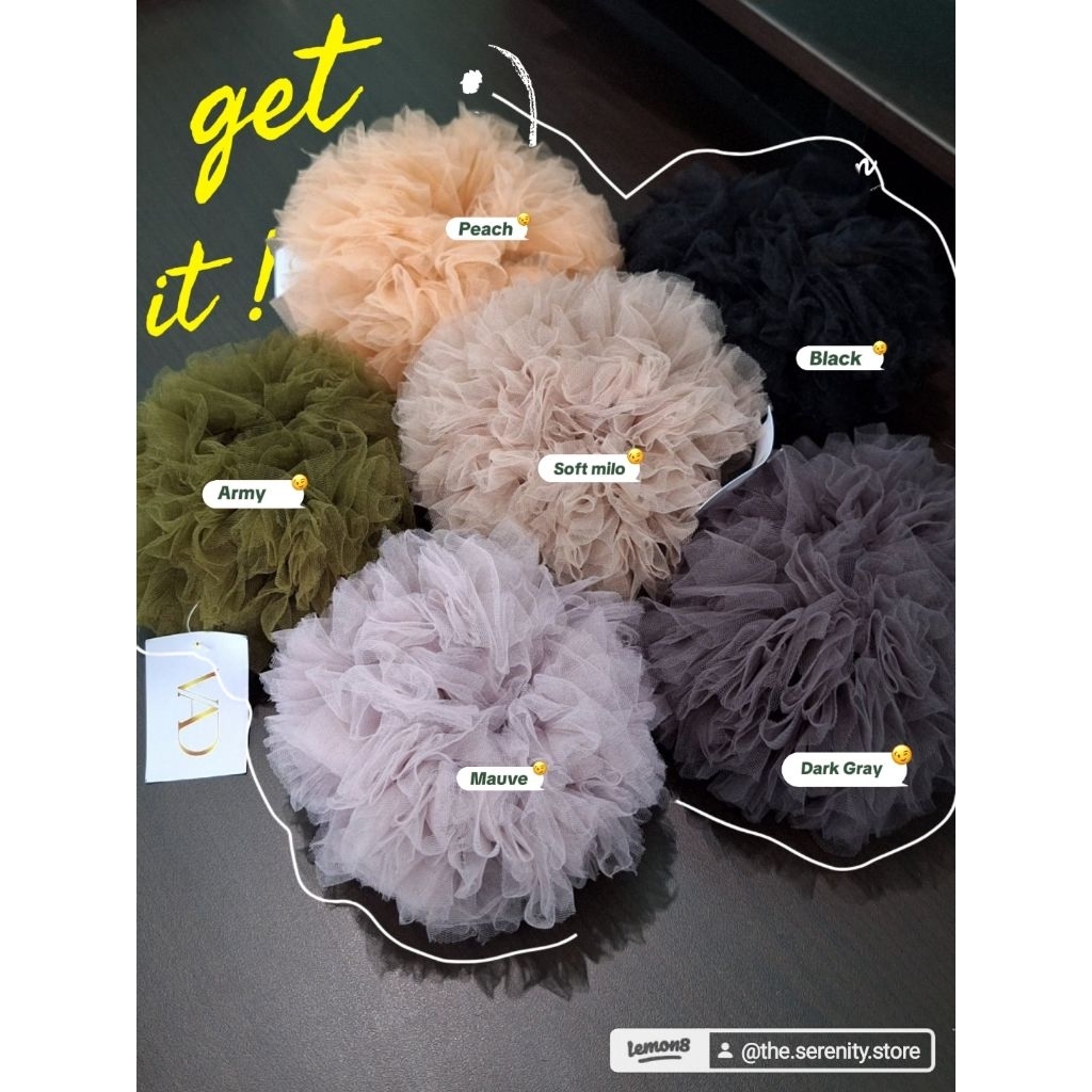 Jual Scrunchie cepol by VAD hijab size MEDIUM / Scrunchie tile ...