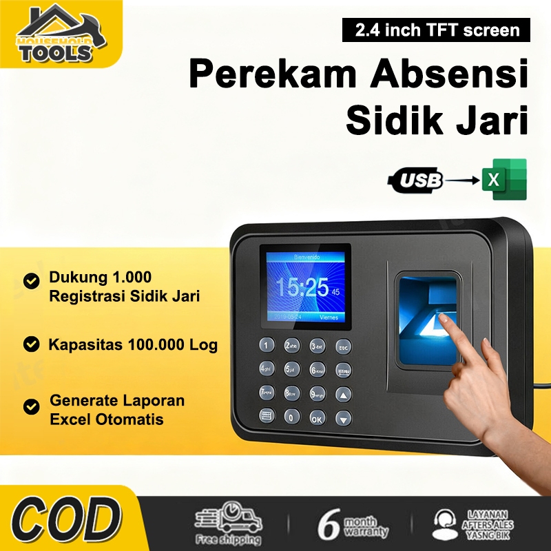 Jual Mesin Absensi Fingerprint Terlengkap & Harga Terbaru Juli 2026 ...
