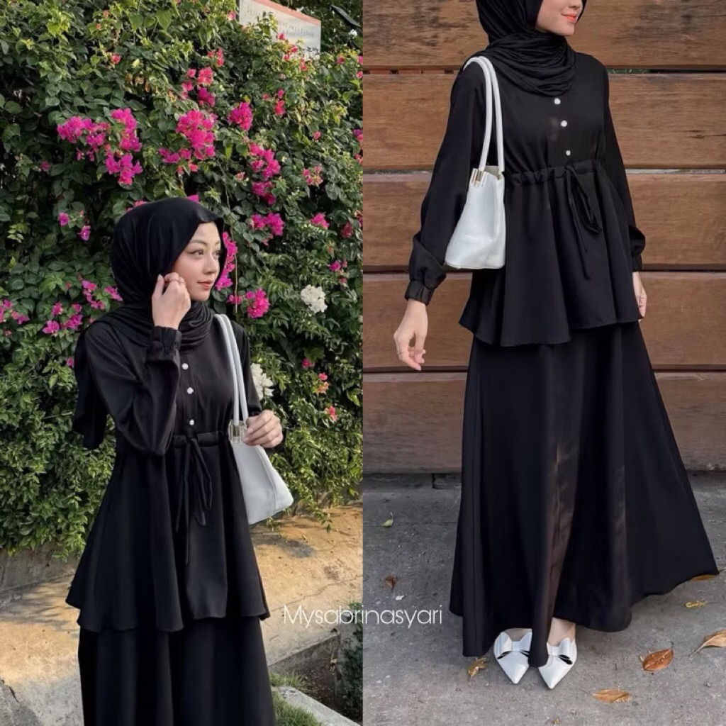 Jual SAYLA DRESS: GAMIS POLOS BAHAN LINEN STRECH DESAIN KEKINIAN MODEL ...